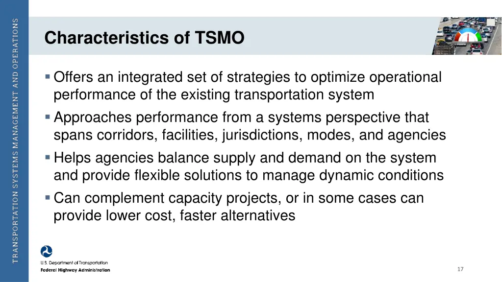 characteristics of tsmo
