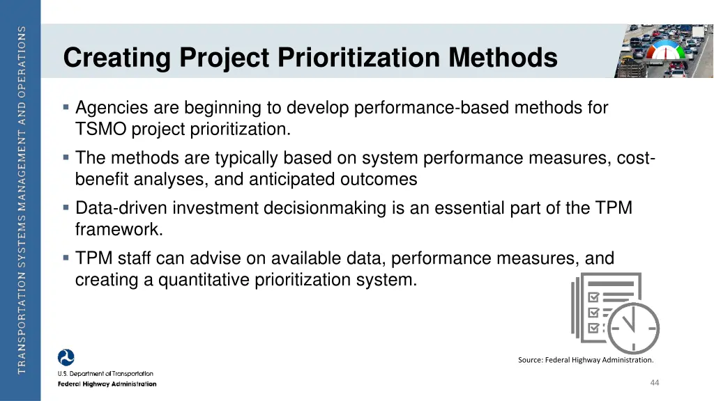 creating project prioritization methods