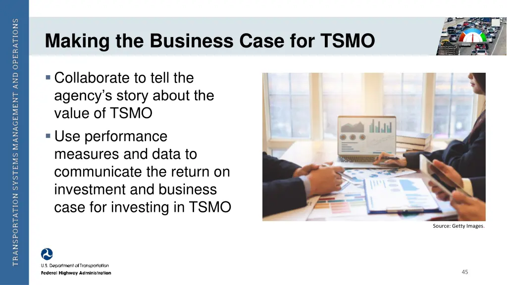making the business case for tsmo