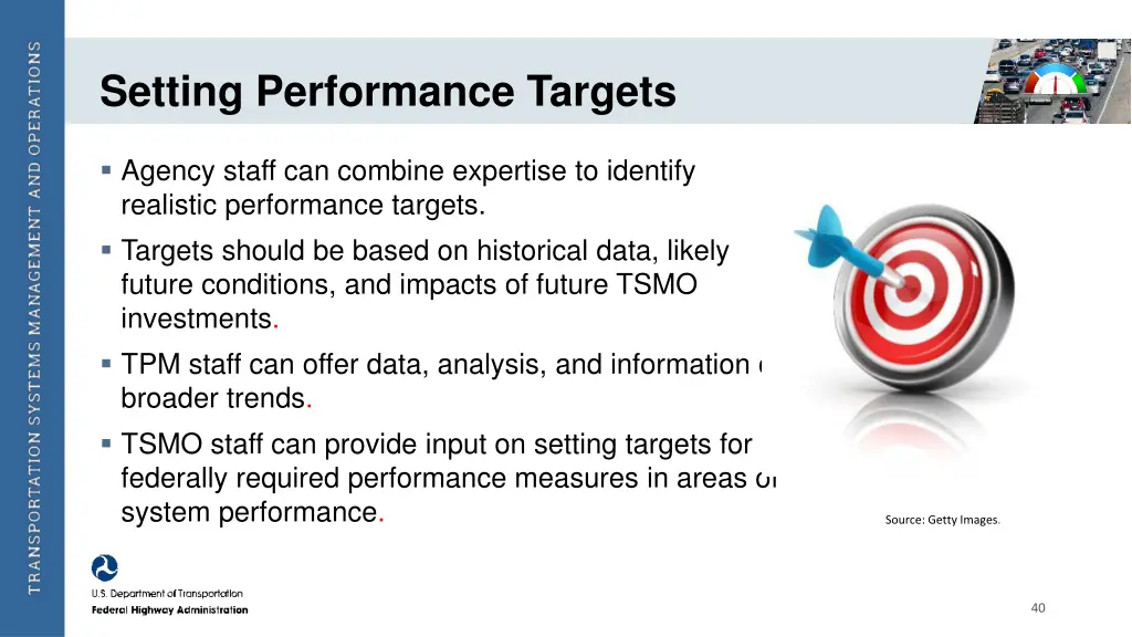 setting performance targets