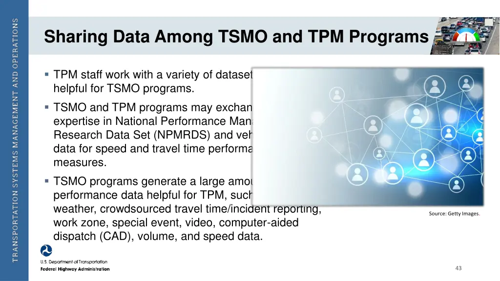 sharing data among tsmo and tpm programs