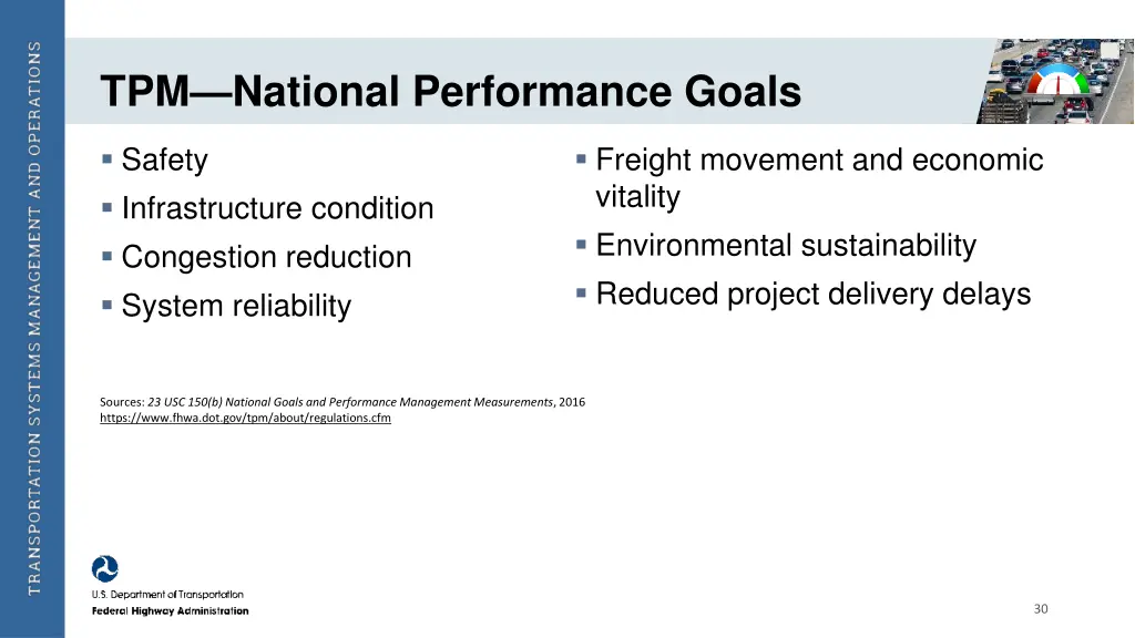 tpm national performance goals
