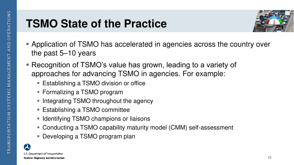 tsmo state of the practice