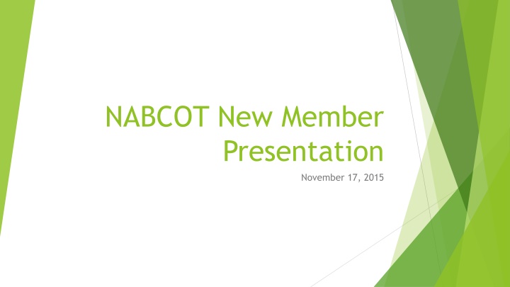 nabcot new member presentation