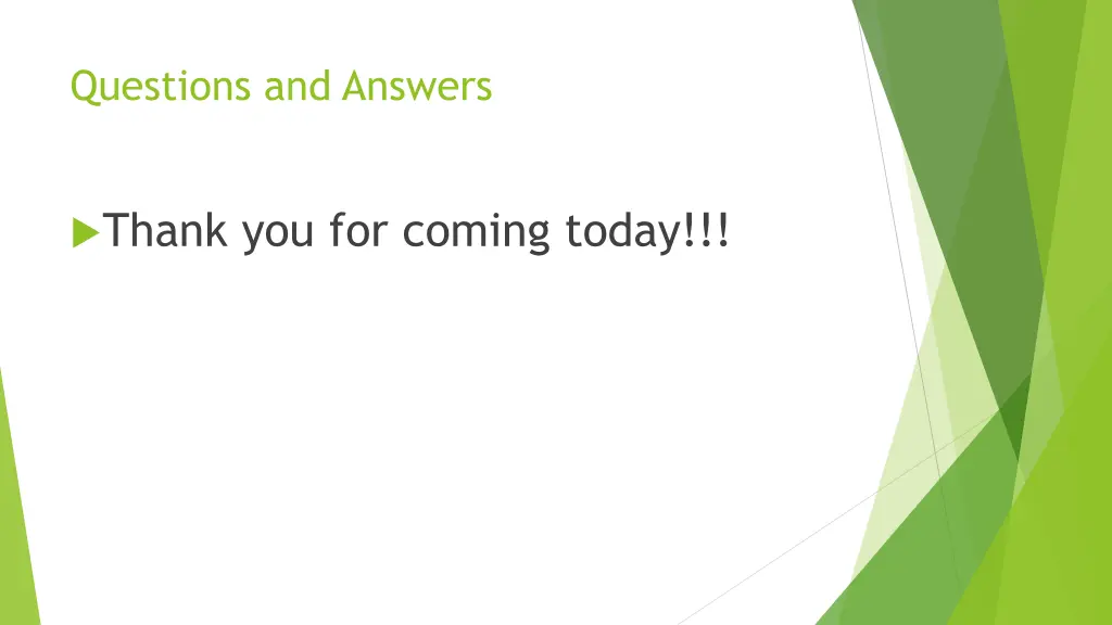questions and answers