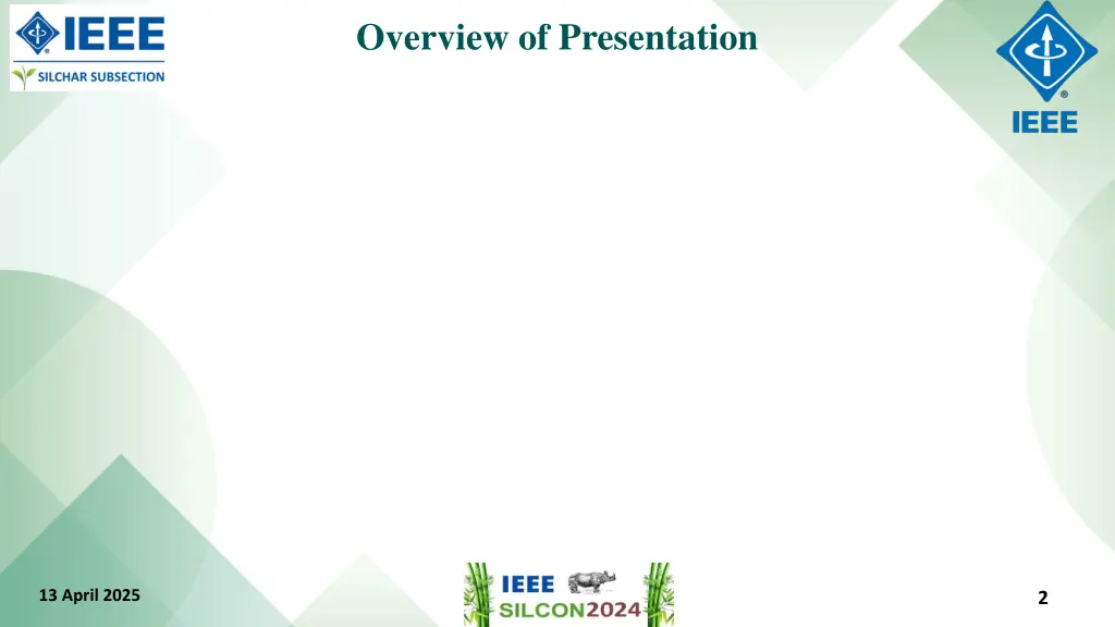 overview of presentation