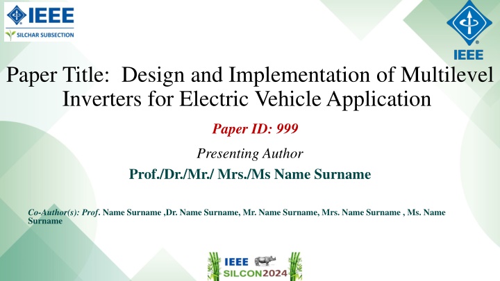 paper title design and implementation