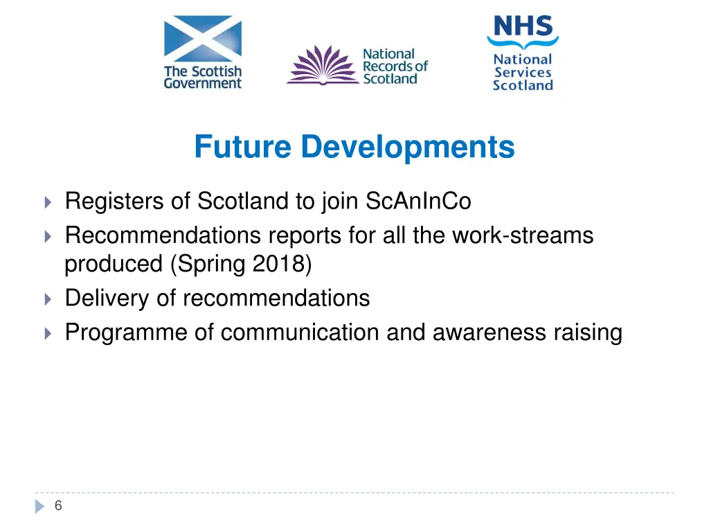 future developments