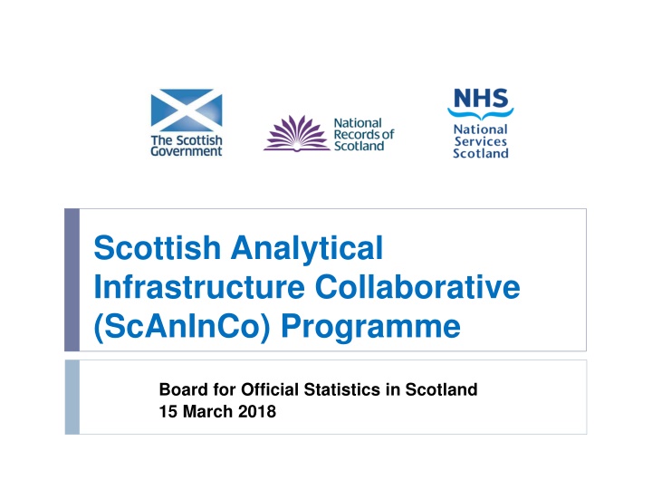 scottish analytical infrastructure collaborative