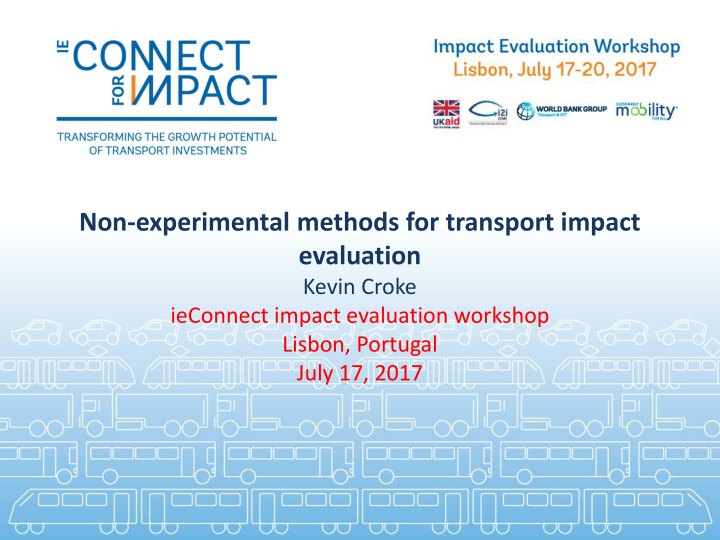 non experimental methods for transport impact