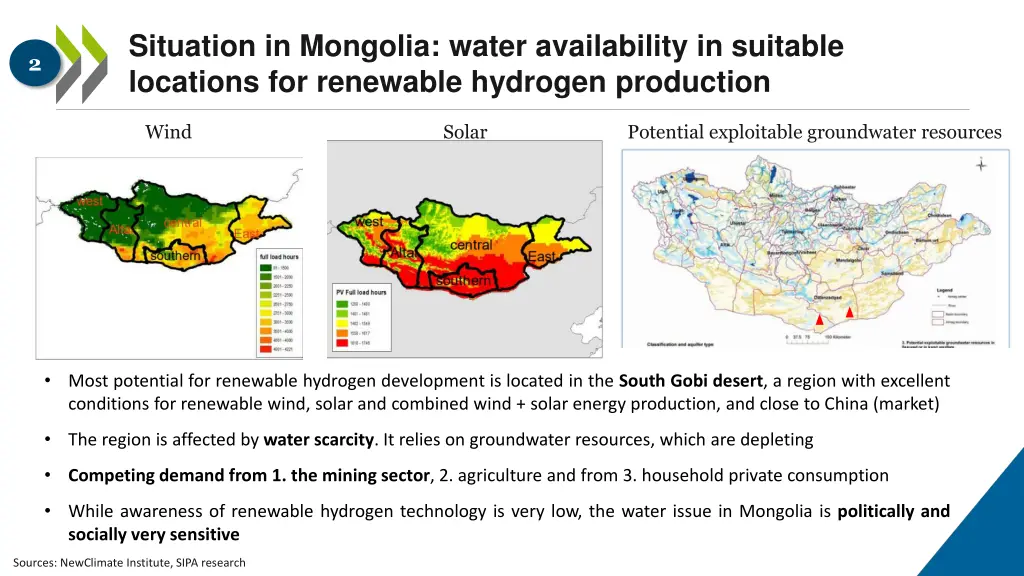 situation in mongolia water availability