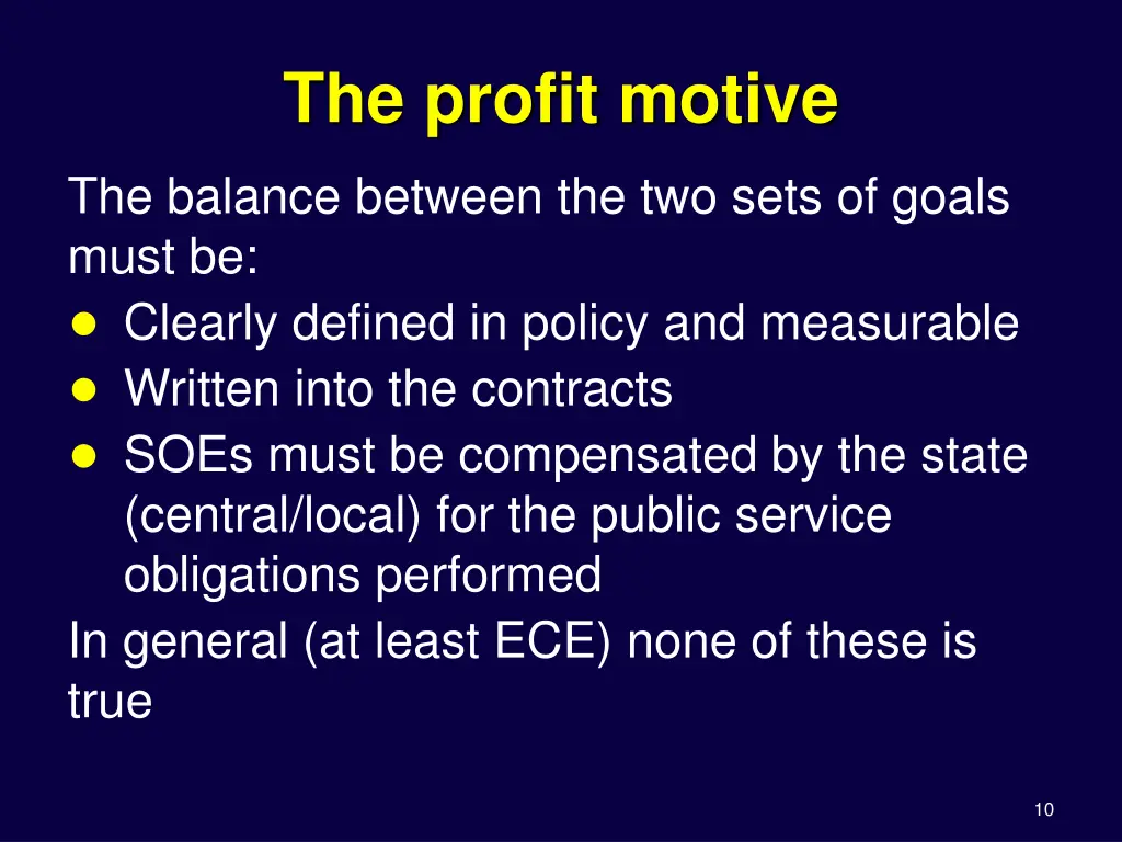the profit motive 2