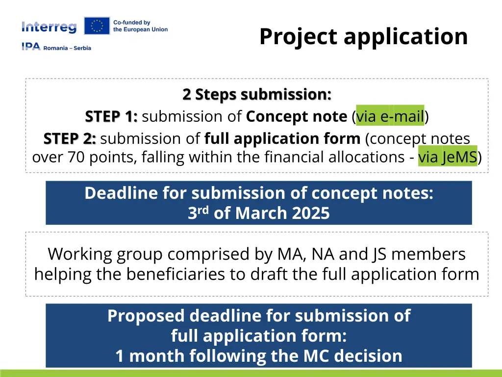 project application