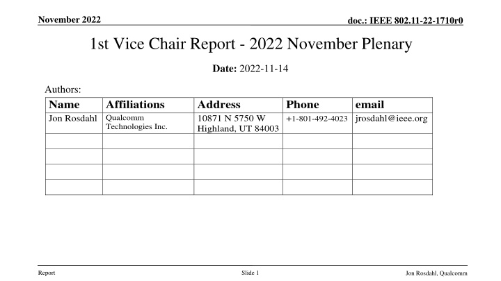 november 2022
