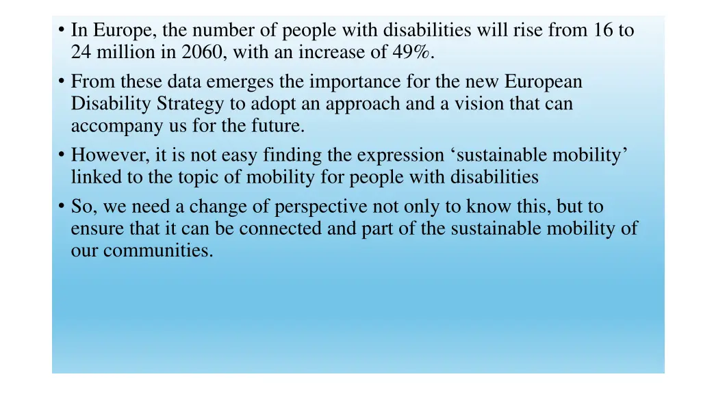 in europe the number of people with disabilities