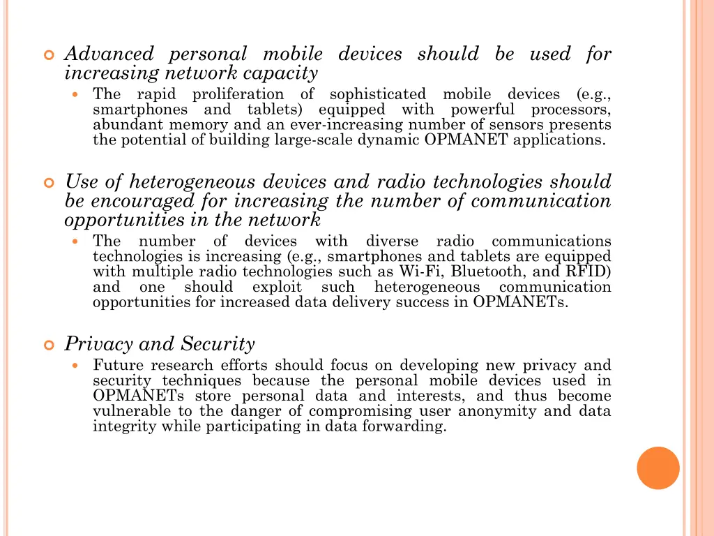 advanced personal mobile devices should be used