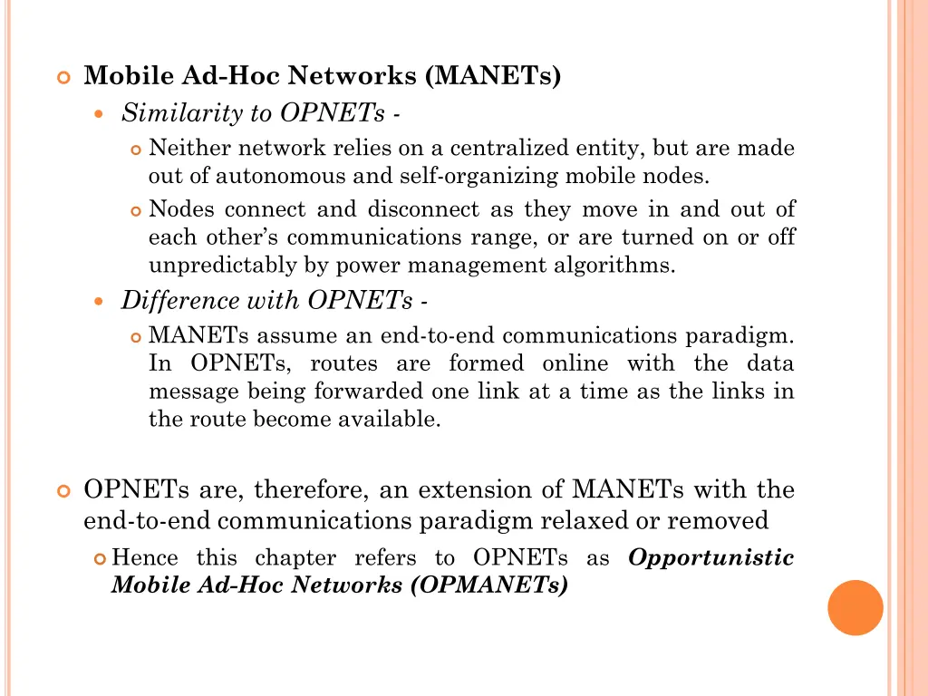 mobile ad hoc networks manets similarity