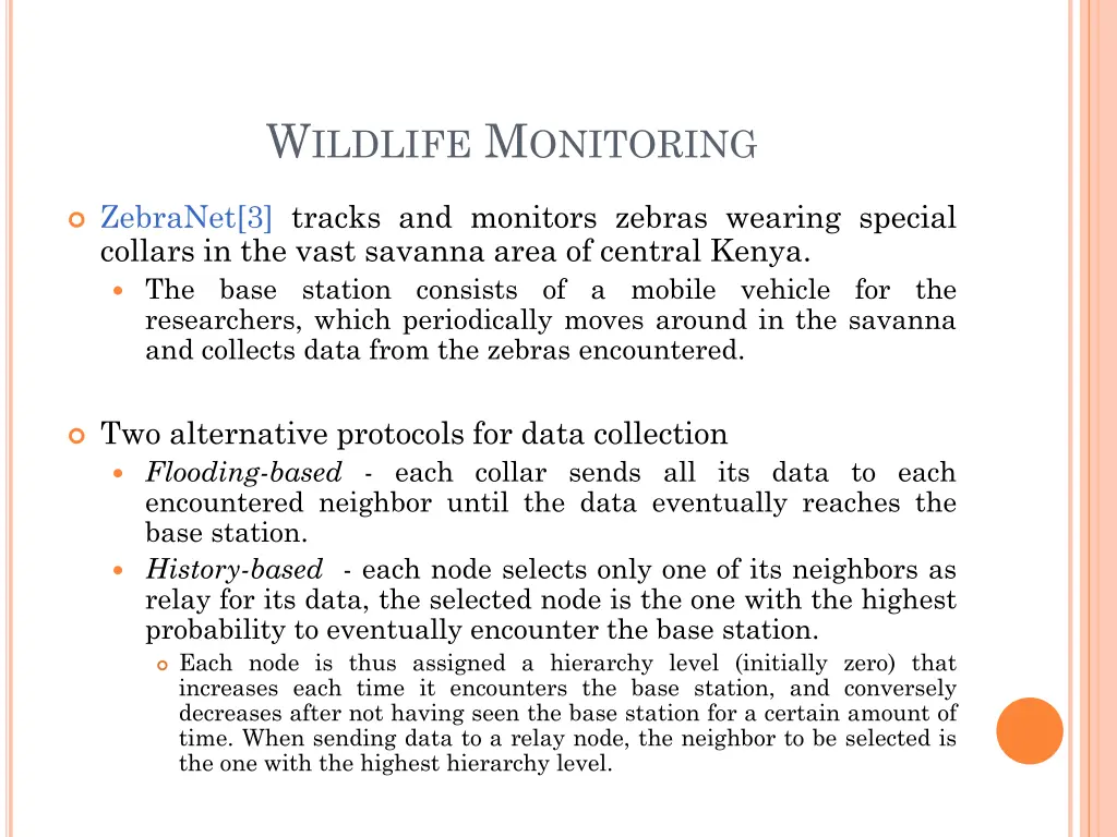 w ildlife m onitoring
