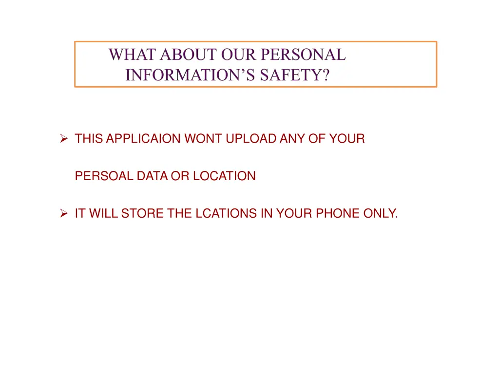 this applicaion wont upload any of your