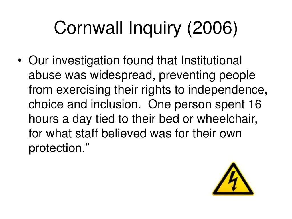 cornwall inquiry 2006