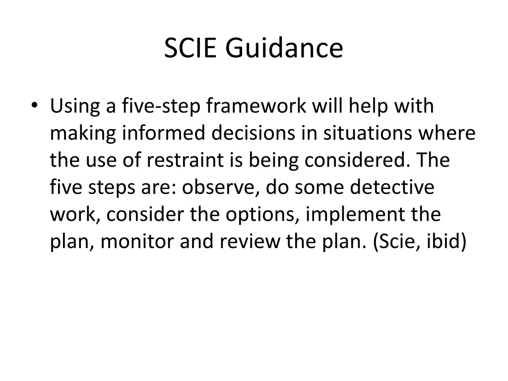 scie guidance 1