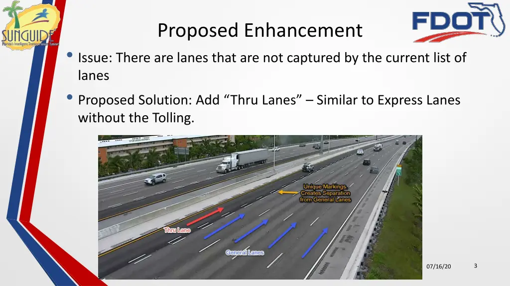 proposed enhancement issue there are lanes that