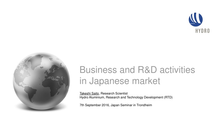 business and r d activities in japanese market