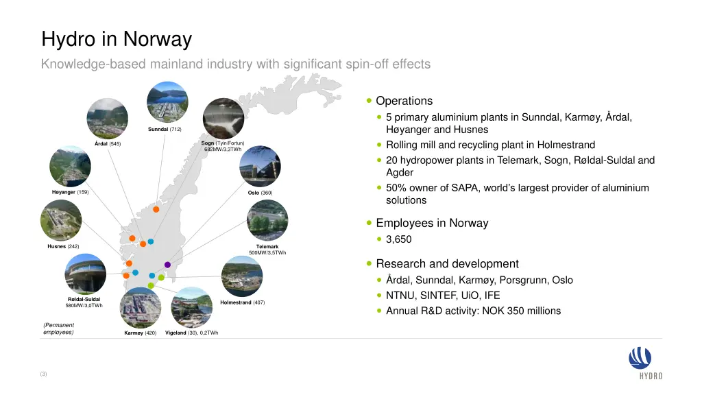 hydro in norway knowledge based mainland industry