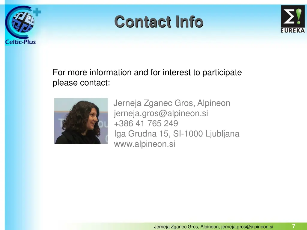 contact info