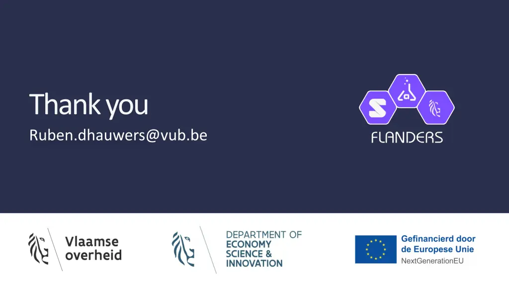 thank you ruben dhauwers@vub be