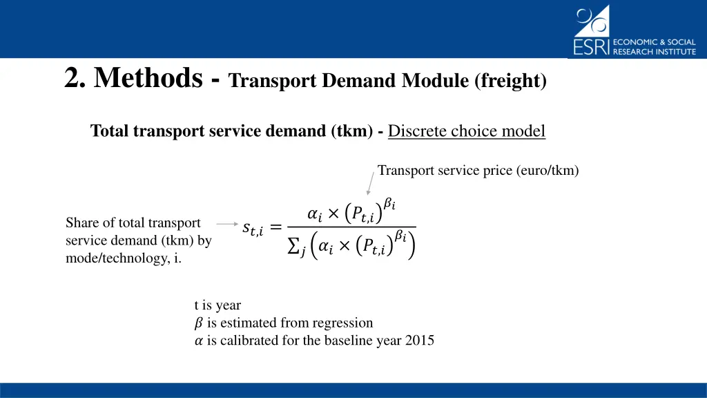 2 methods transport demand module freight 1