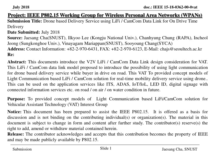 july 2018 project ieee p802 15 working group