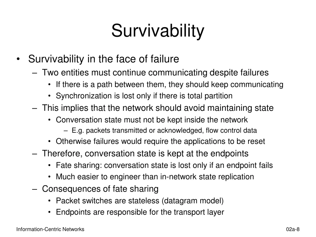 survivability