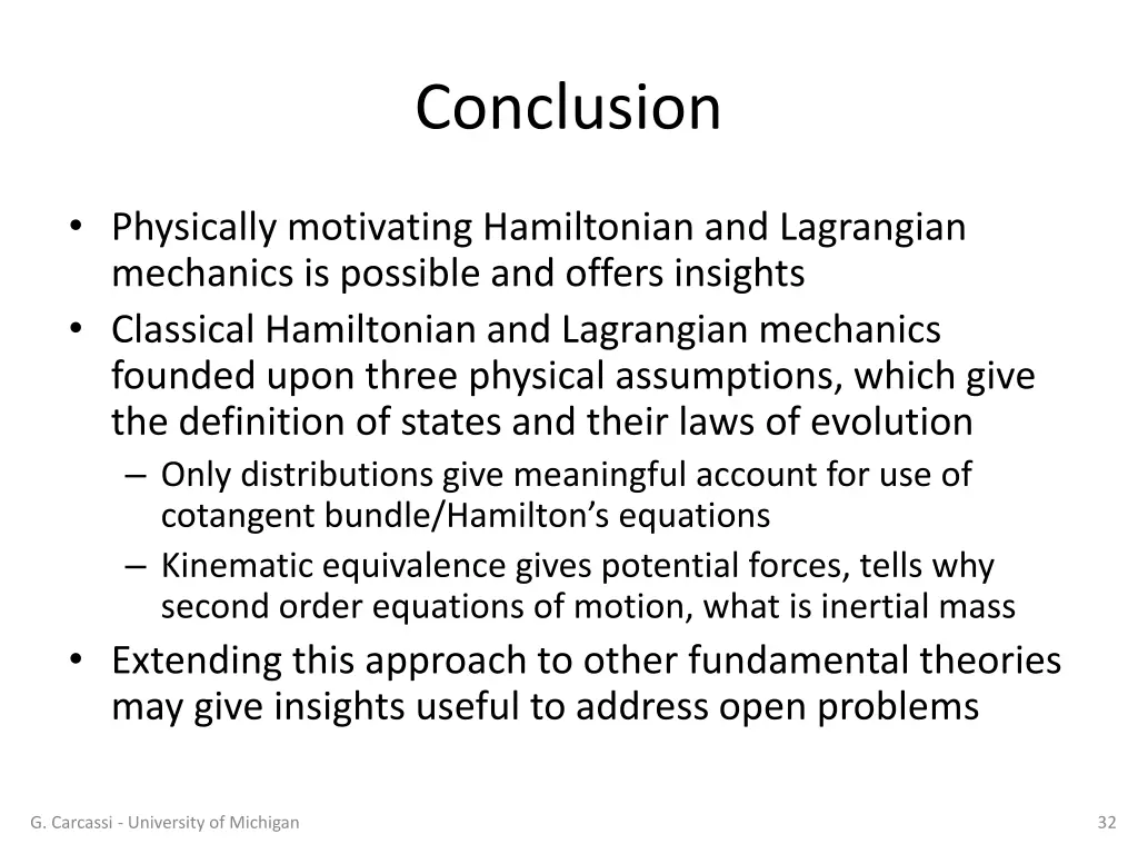 conclusion
