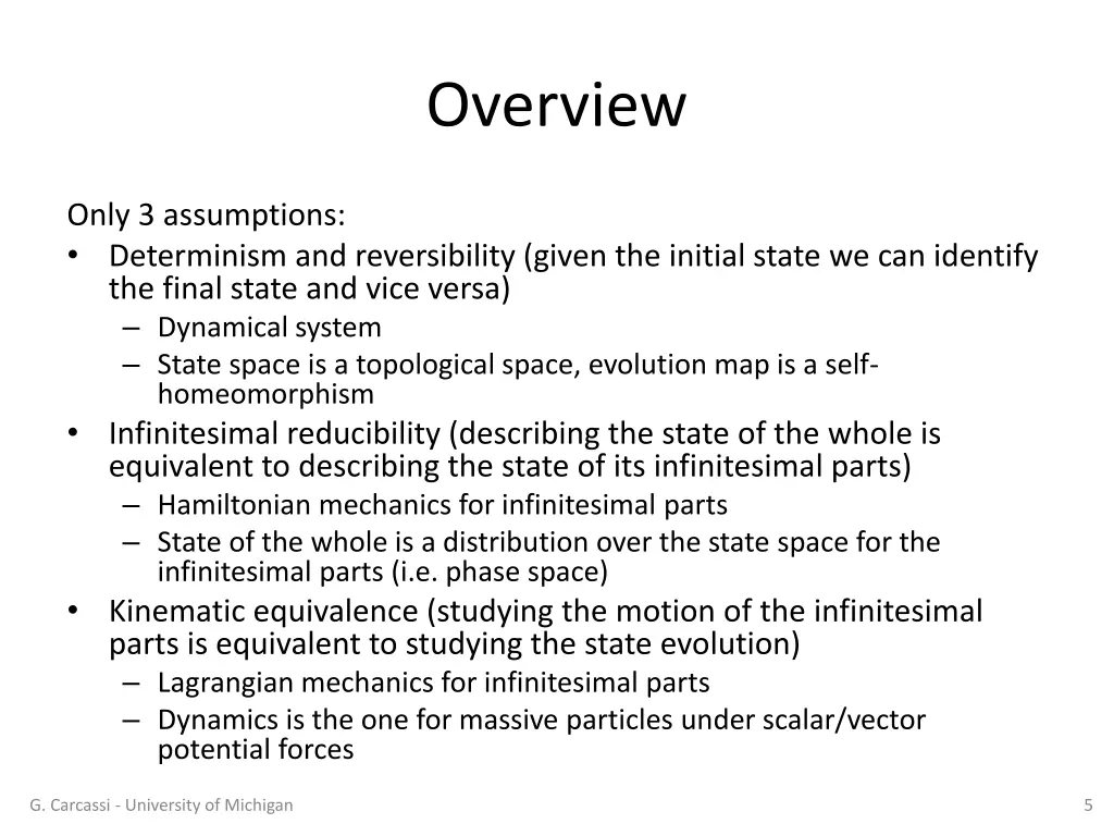 overview