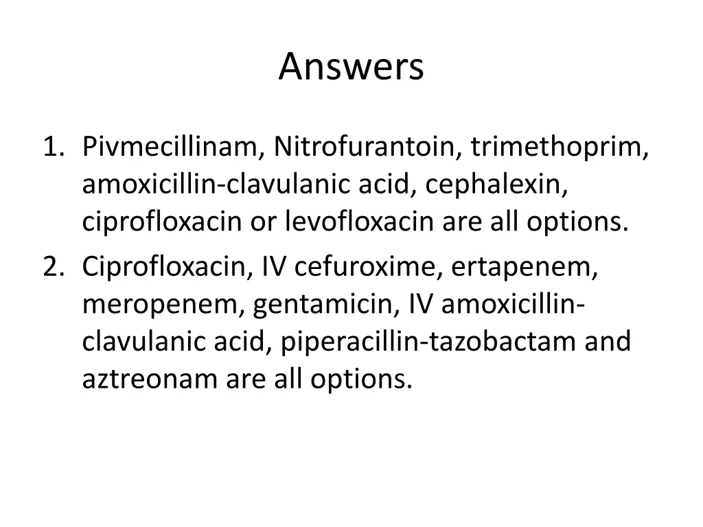 answers 2