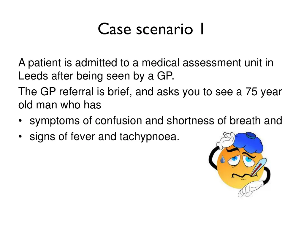 case scenario 1