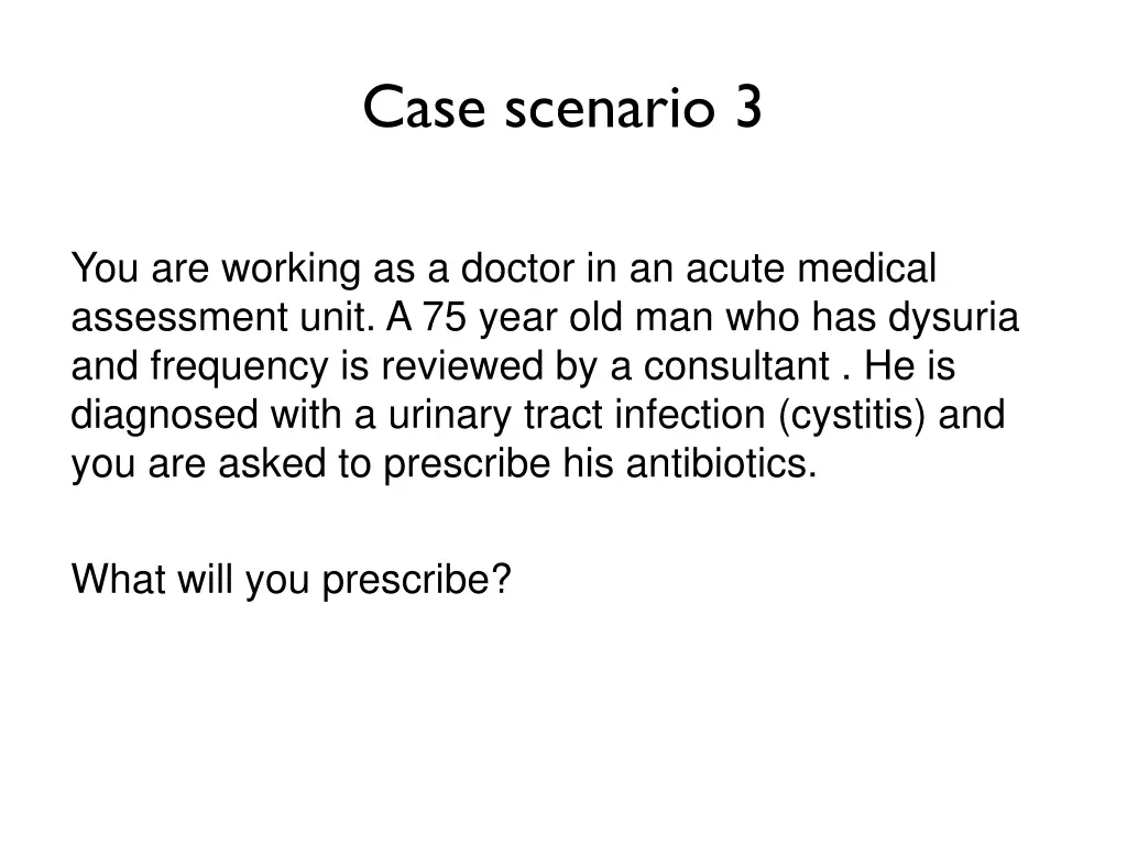 case scenario 3