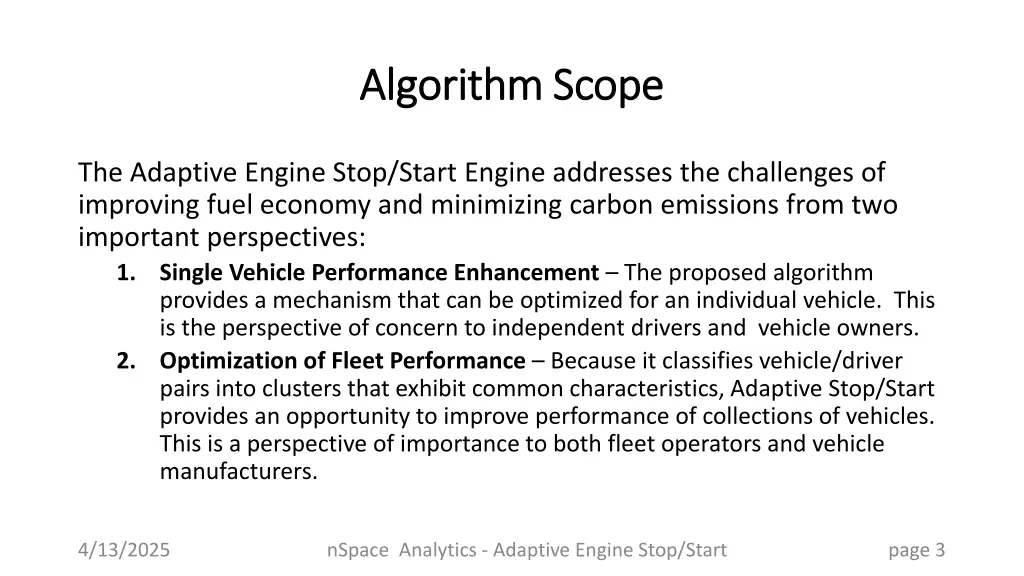algorithm scope algorithm scope