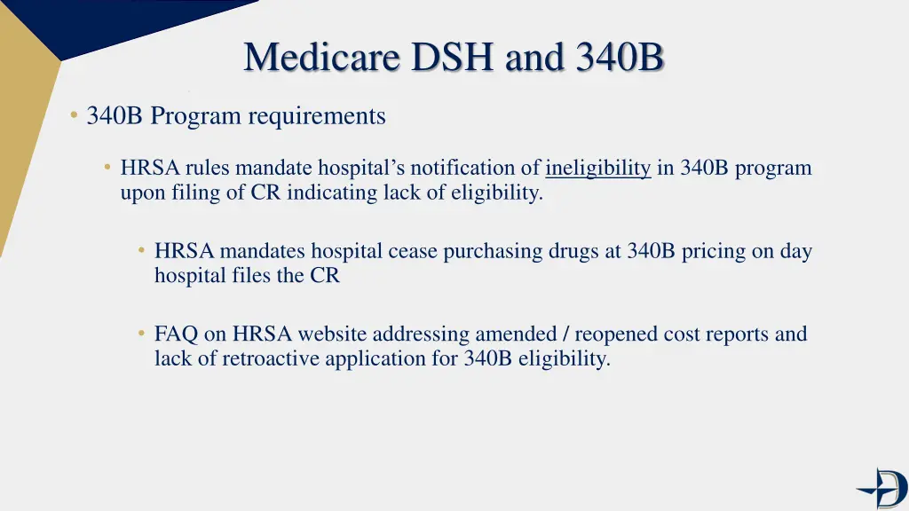 medicare dsh and 340b 1
