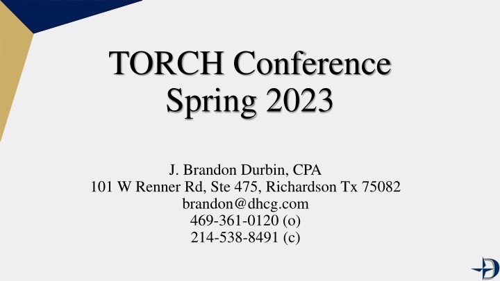 torch conference spring 2023