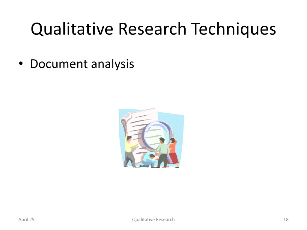 qualitative research techniques 2