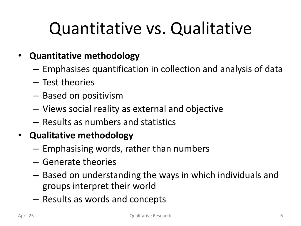 quantitative vs qualitative