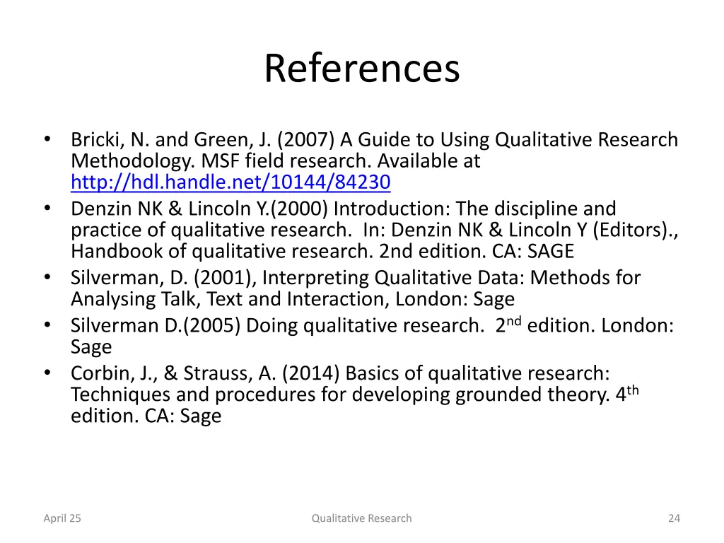 references