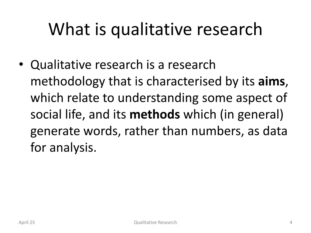 what is qualitative research
