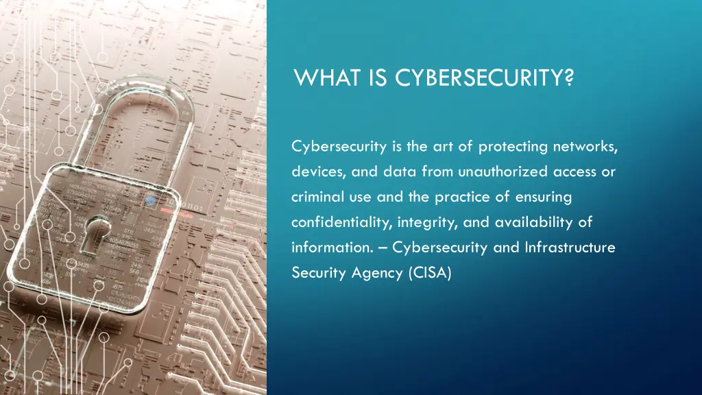 what is cybersecurity