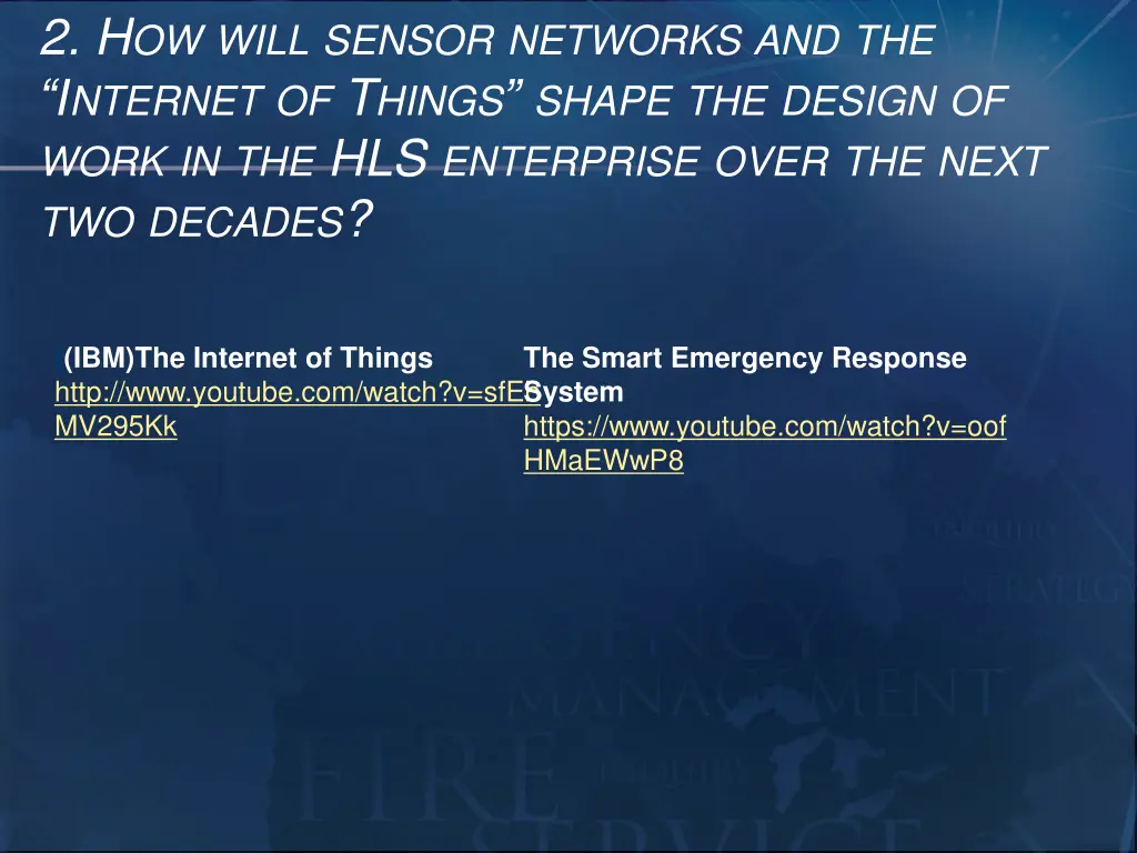 2 h ow will sensor networks and the i nternet