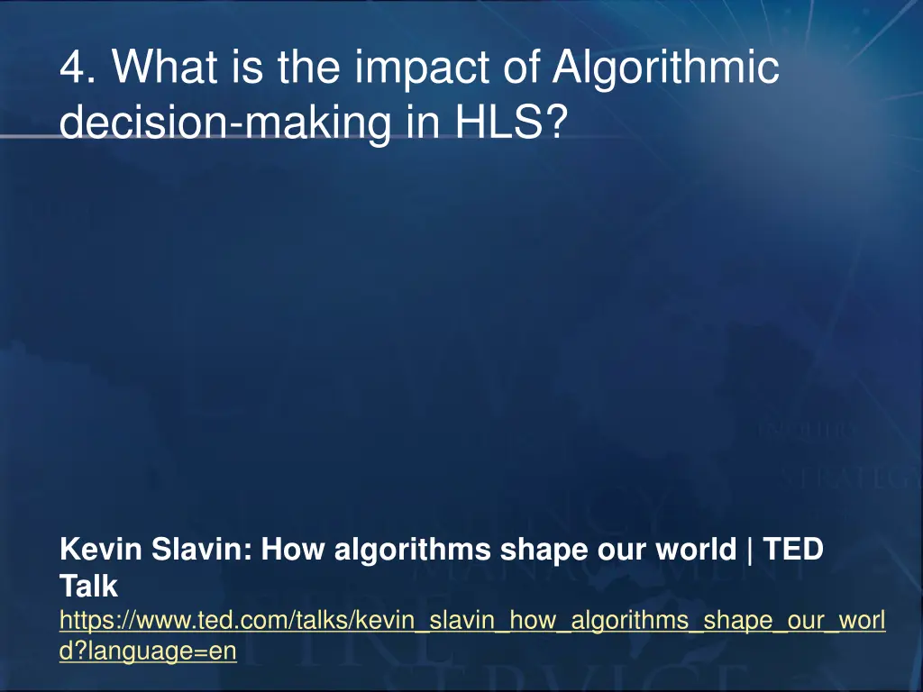 4 what is the impact of algorithmic decision