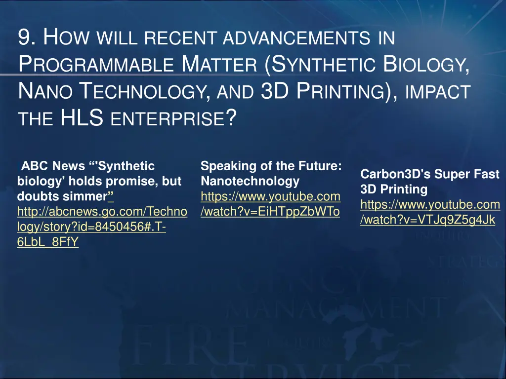 9 h ow will recent advancements in p rogrammable