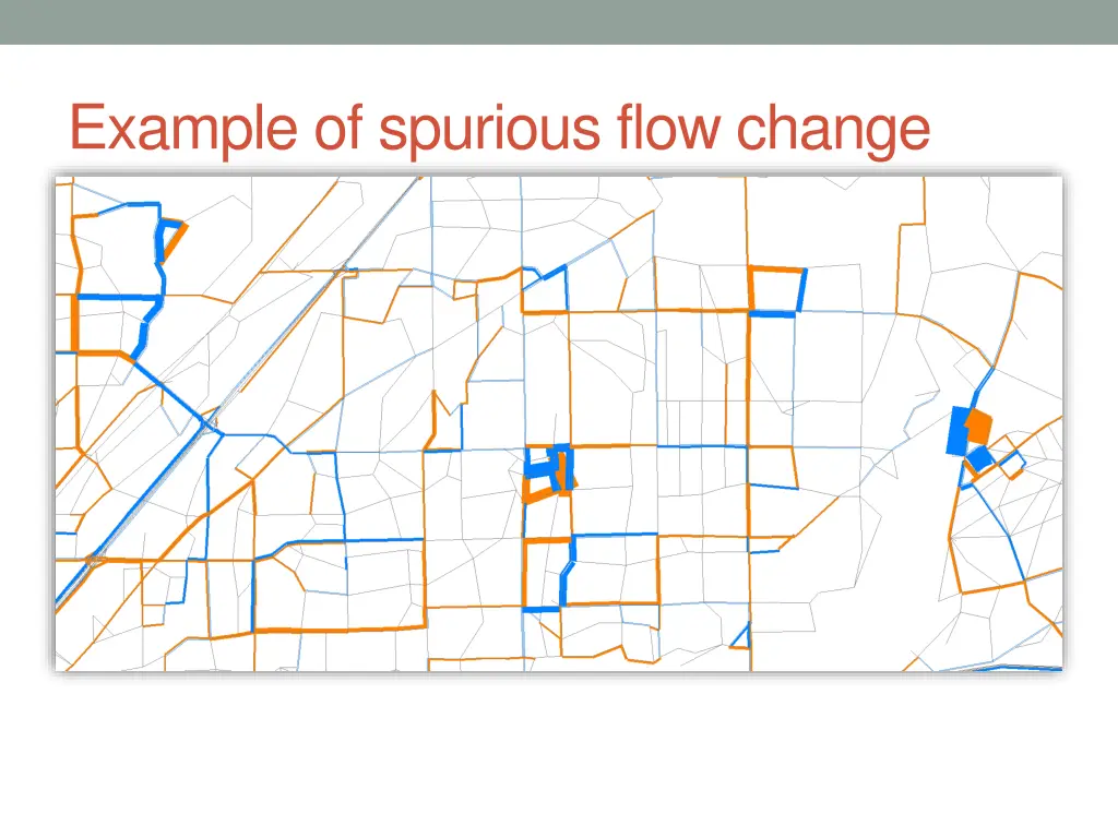 example of spurious flow change
